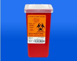 Red Stackable Sharps Container (1 Quart) | DSA Detection Part Number CSC0001