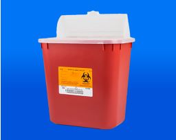 Red Stackable Sharps Container (2 Gallons) | DSA Detection Part Number CSC0002