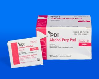 Alcohol Wipes (100ct) | DSA Detection Part Number BSW1025