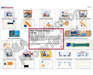 Mail Threat with X-ray Poster | DSA Detection Part Number EPS1007