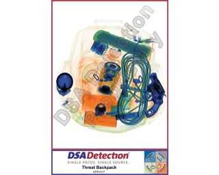 Threat Backpack X-Ray Poster | DSA Detection Part Number EPS1017